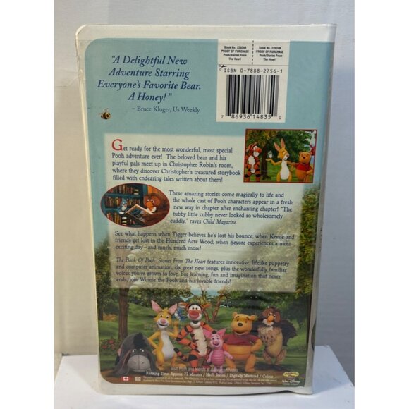 Disney Winnie The Pooh VHS Lot Spookable Pooh Seasons Of Giving The Book Of Pooh - Picture 9 of 10